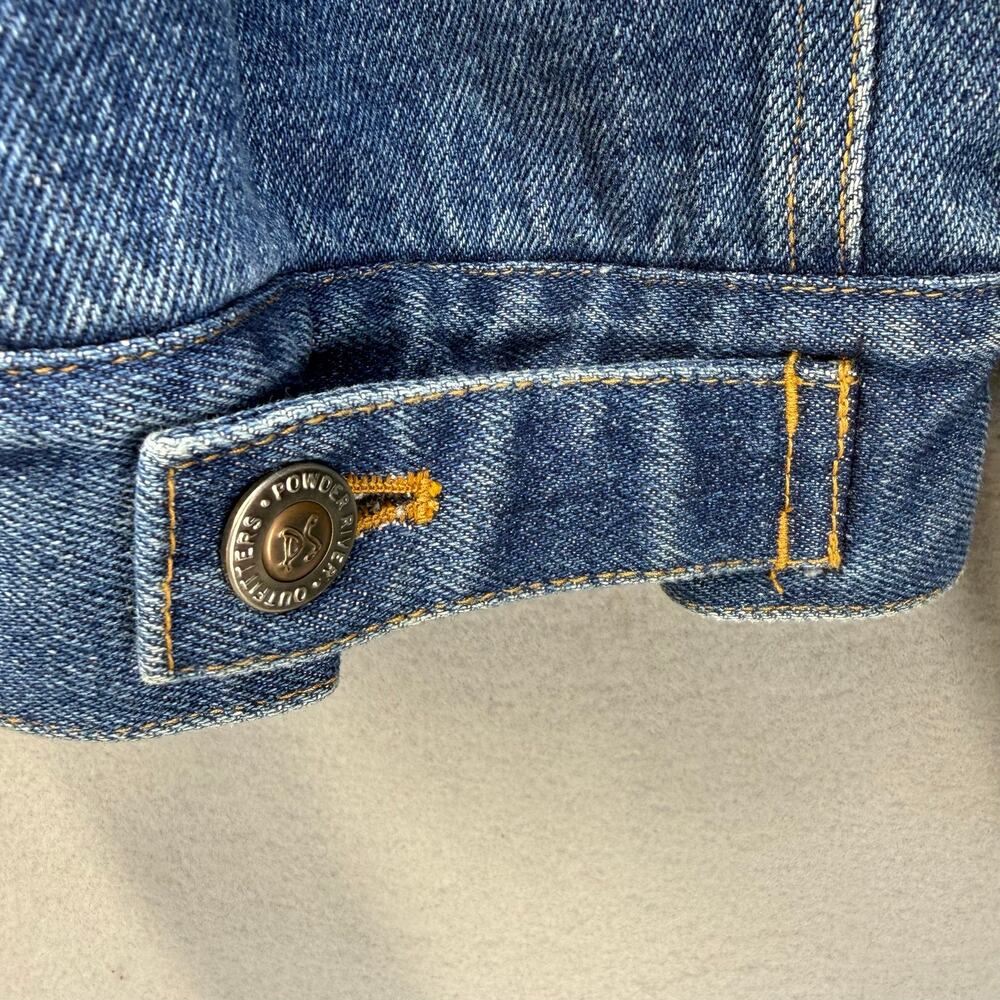 Powder River Outfitters by Panhandle Slim Denim Jacket Men's M Blanket Lined - Picture 8 of 11